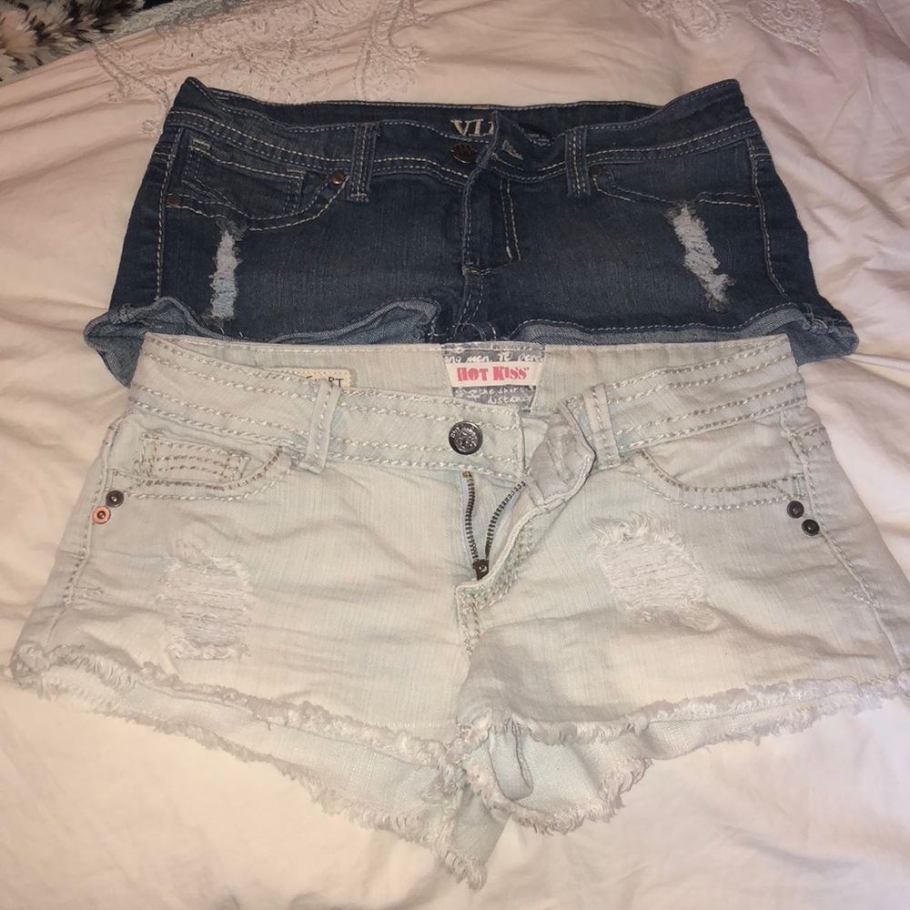 2 shorts both size 7 super cute